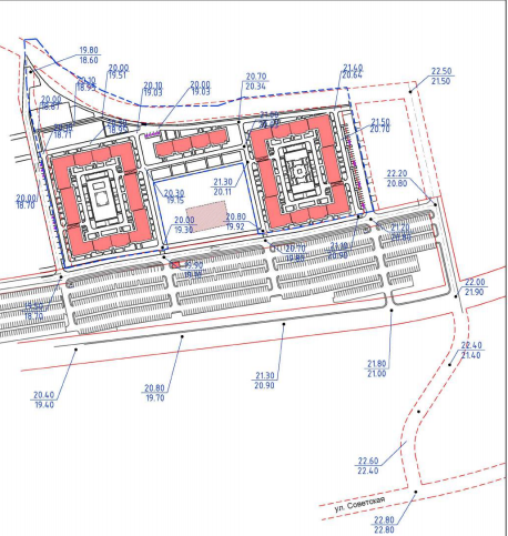 Схема вертикальной планировки ЖК Holiday House Сукко 1, 2 очередь